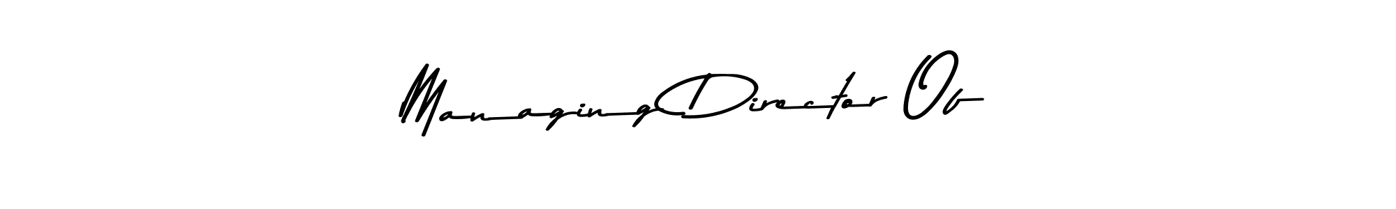 The best way (Asem Kandis PERSONAL USE) to make a short signature is to pick only two or three words in your name. The name Managing Director Of include a total of six letters. For converting this name. Managing Director Of signature style 9 images and pictures png