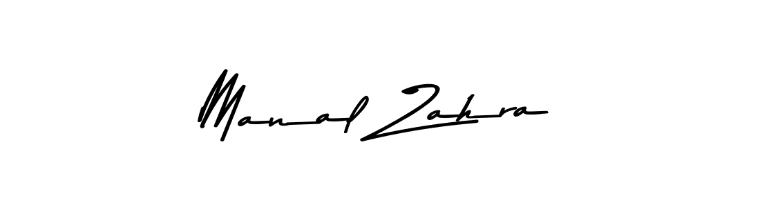 Make a beautiful signature design for name Manal Zahra. With this signature (Asem Kandis PERSONAL USE) style, you can create a handwritten signature for free. Manal Zahra signature style 9 images and pictures png