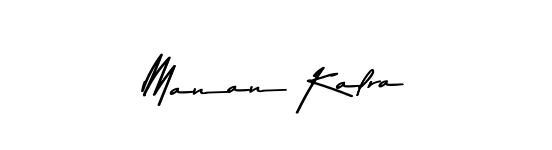 Make a beautiful signature design for name Manan Kalra. With this signature (Asem Kandis PERSONAL USE) style, you can create a handwritten signature for free. Manan Kalra signature style 9 images and pictures png