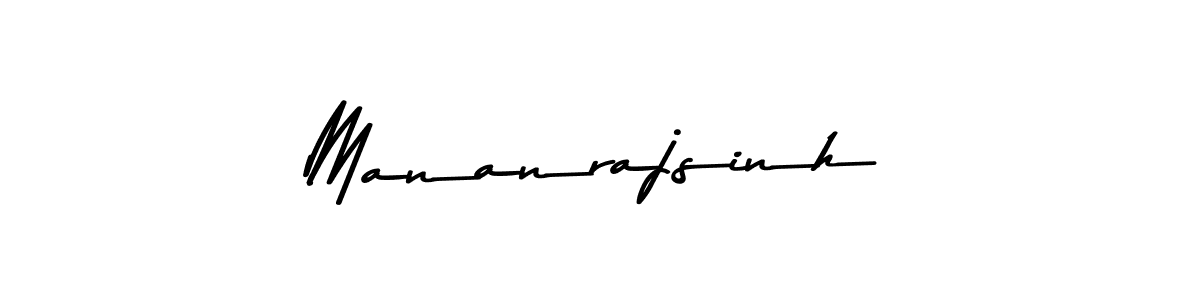 How to make Mananrajsinh name signature. Use Asem Kandis PERSONAL USE style for creating short signs online. This is the latest handwritten sign. Mananrajsinh signature style 9 images and pictures png