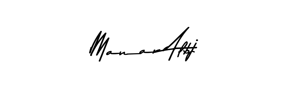 Use a signature maker to create a handwritten signature online. With this signature software, you can design (Asem Kandis PERSONAL USE) your own signature for name Manar Albj. Manar Albj signature style 9 images and pictures png