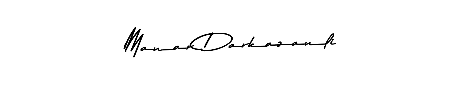 Create a beautiful signature design for name Manar Darkazanli. With this signature (Asem Kandis PERSONAL USE) fonts, you can make a handwritten signature for free. Manar Darkazanli signature style 9 images and pictures png