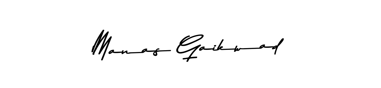 Use a signature maker to create a handwritten signature online. With this signature software, you can design (Asem Kandis PERSONAL USE) your own signature for name Manas Gaikwad. Manas Gaikwad signature style 9 images and pictures png