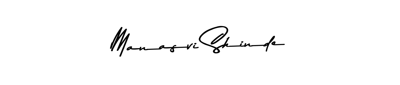 Make a beautiful signature design for name Manasvi Shinde. With this signature (Asem Kandis PERSONAL USE) style, you can create a handwritten signature for free. Manasvi Shinde signature style 9 images and pictures png