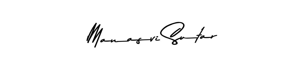 Also we have Manasvi Sutar name is the best signature style. Create professional handwritten signature collection using Asem Kandis PERSONAL USE autograph style. Manasvi Sutar signature style 9 images and pictures png