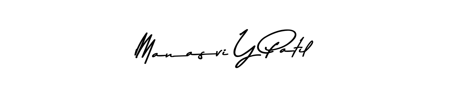 Use a signature maker to create a handwritten signature online. With this signature software, you can design (Asem Kandis PERSONAL USE) your own signature for name Manasvi Y Patil. Manasvi Y Patil signature style 9 images and pictures png