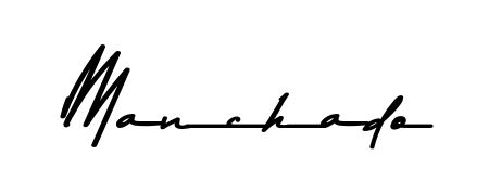Use a signature maker to create a handwritten signature online. With this signature software, you can design (Asem Kandis PERSONAL USE) your own signature for name Manchado. Manchado signature style 9 images and pictures png