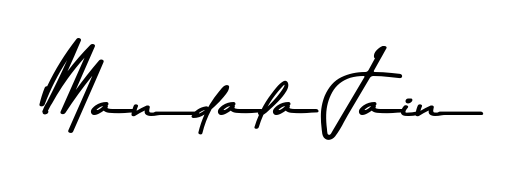 The best way (Asem Kandis PERSONAL USE) to make a short signature is to pick only two or three words in your name. For converting this name Mandala Jain. Mandala Jain signature style 9 images and pictures png