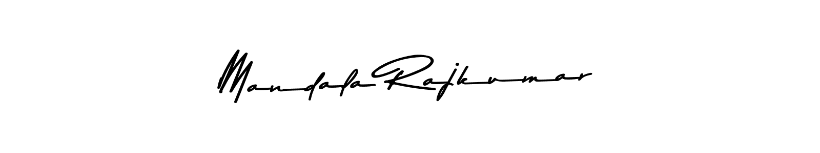 Use a signature maker to create a handwritten signature online. With this signature software, you can design (Asem Kandis PERSONAL USE) your own signature for name Mandala Rajkumar. Mandala Rajkumar signature style 9 images and pictures png