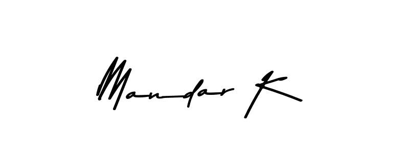 Best and Professional Signature Style for Mandar K. Asem Kandis PERSONAL USE Best Signature Style Collection. Mandar K signature style 9 images and pictures png