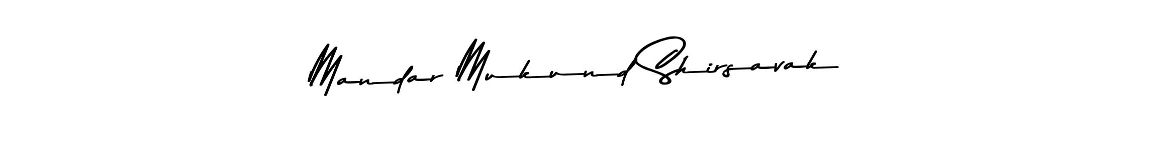 Mandar Mukund Shirsavak stylish signature style. Best Handwritten Sign (Asem Kandis PERSONAL USE) for my name. Handwritten Signature Collection Ideas for my name Mandar Mukund Shirsavak. Mandar Mukund Shirsavak signature style 9 images and pictures png
