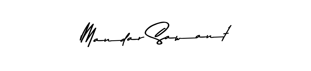 Create a beautiful signature design for name Mandar Sawant. With this signature (Asem Kandis PERSONAL USE) fonts, you can make a handwritten signature for free. Mandar Sawant signature style 9 images and pictures png