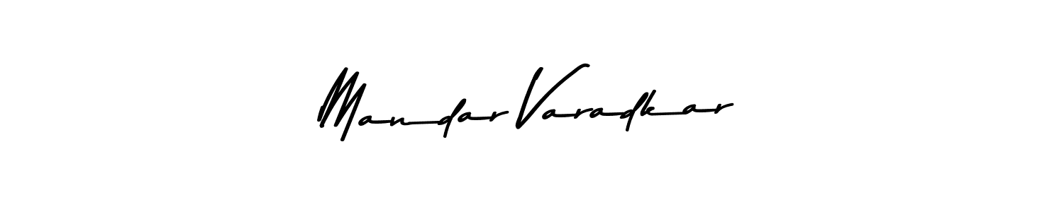 How to make Mandar Varadkar signature? Asem Kandis PERSONAL USE is a professional autograph style. Create handwritten signature for Mandar Varadkar name. Mandar Varadkar signature style 9 images and pictures png