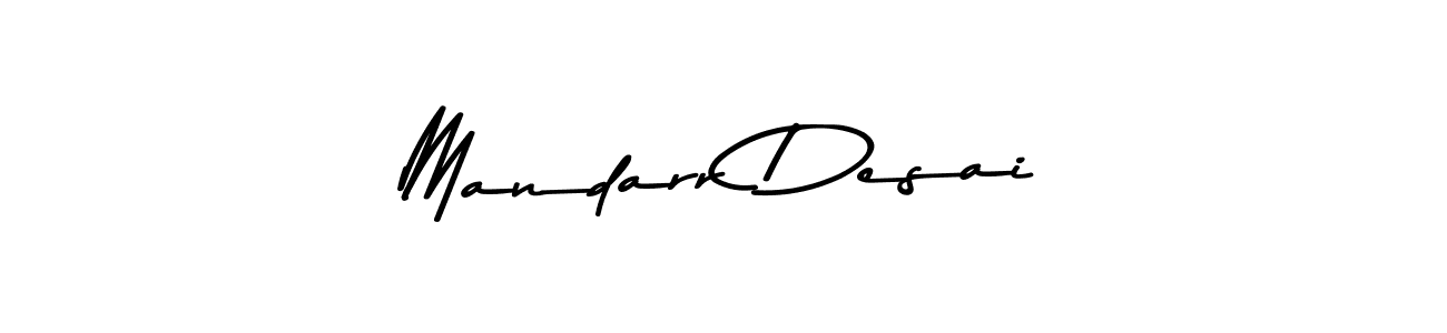 The best way (Asem Kandis PERSONAL USE) to make a short signature is to pick only two or three words in your name. The name Mandarr Desai include a total of six letters. For converting this name. Mandarr Desai signature style 9 images and pictures png