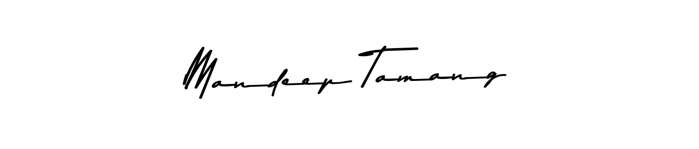 How to make Mandeep Tamang signature? Asem Kandis PERSONAL USE is a professional autograph style. Create handwritten signature for Mandeep Tamang name. Mandeep Tamang signature style 9 images and pictures png