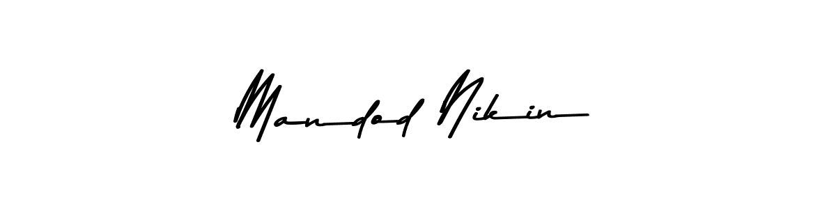 How to Draw Mandod Nikin signature style? Asem Kandis PERSONAL USE is a latest design signature styles for name Mandod Nikin. Mandod Nikin signature style 9 images and pictures png