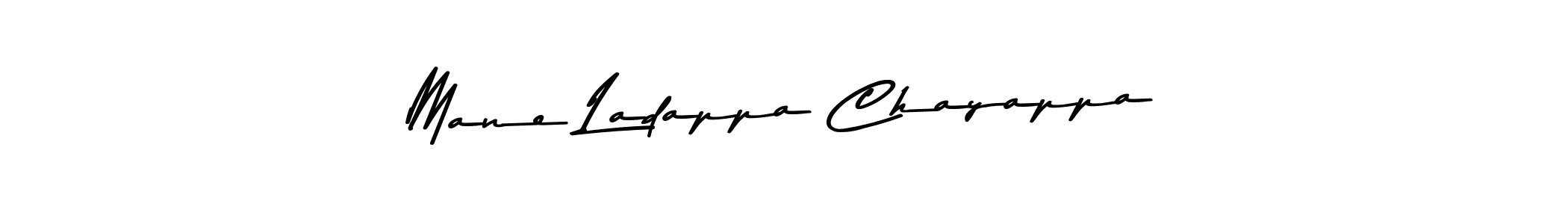 Use a signature maker to create a handwritten signature online. With this signature software, you can design (Asem Kandis PERSONAL USE) your own signature for name Mane Ladappa Chayappa. Mane Ladappa Chayappa signature style 9 images and pictures png