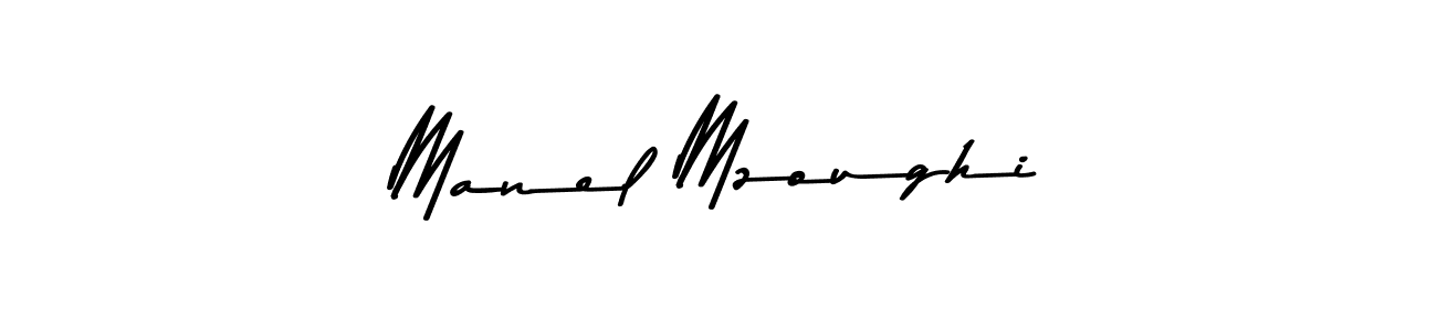 You should practise on your own different ways (Asem Kandis PERSONAL USE) to write your name (Manel Mzoughi) in signature. don't let someone else do it for you. Manel Mzoughi signature style 9 images and pictures png