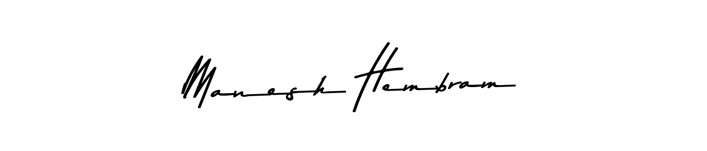 Also You can easily find your signature by using the search form. We will create Manesh Hembram name handwritten signature images for you free of cost using Asem Kandis PERSONAL USE sign style. Manesh Hembram signature style 9 images and pictures png