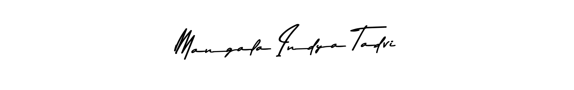 Make a beautiful signature design for name Mangala Indya Tadvi. With this signature (Asem Kandis PERSONAL USE) style, you can create a handwritten signature for free. Mangala Indya Tadvi signature style 9 images and pictures png