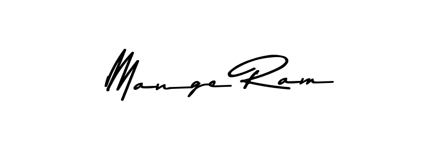 Create a beautiful signature design for name Mange Ram. With this signature (Asem Kandis PERSONAL USE) fonts, you can make a handwritten signature for free. Mange Ram signature style 9 images and pictures png