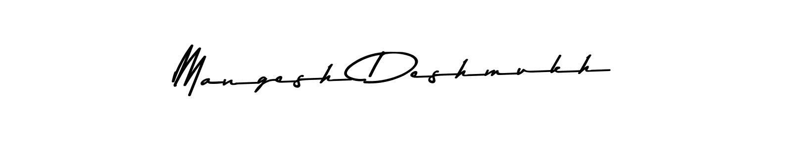 This is the best signature style for the Mangesh Deshmukh name. Also you like these signature font (Asem Kandis PERSONAL USE). Mix name signature. Mangesh Deshmukh signature style 9 images and pictures png