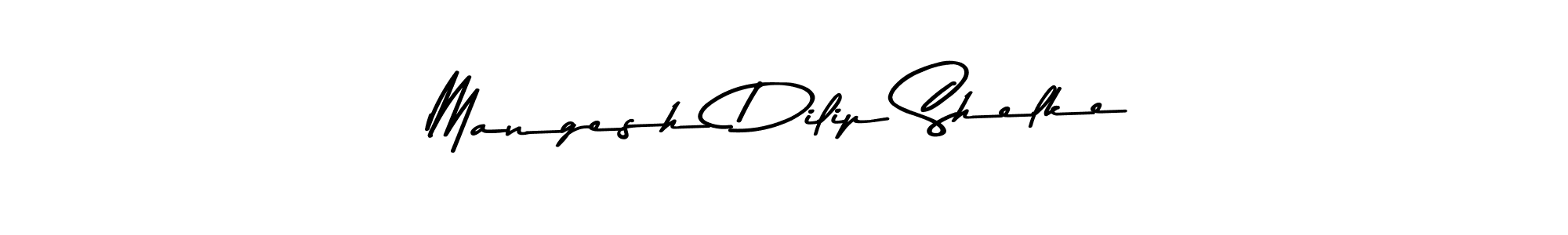 Also You can easily find your signature by using the search form. We will create Mangesh Dilip Shelke name handwritten signature images for you free of cost using Asem Kandis PERSONAL USE sign style. Mangesh Dilip Shelke signature style 9 images and pictures png