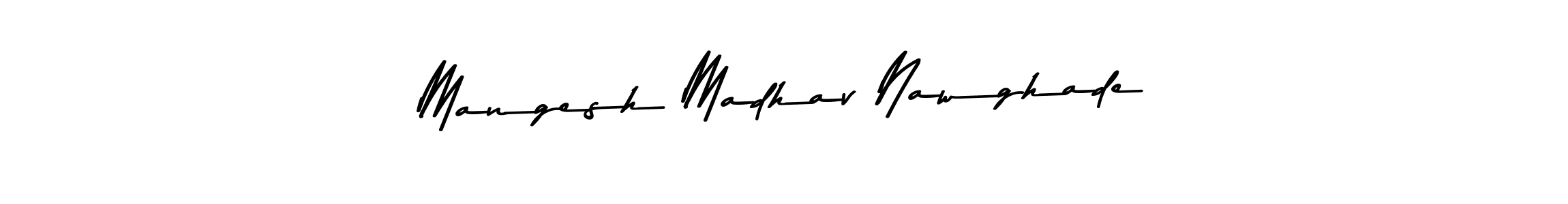 How to make Mangesh Madhav Nawghade signature? Asem Kandis PERSONAL USE is a professional autograph style. Create handwritten signature for Mangesh Madhav Nawghade name. Mangesh Madhav Nawghade signature style 9 images and pictures png
