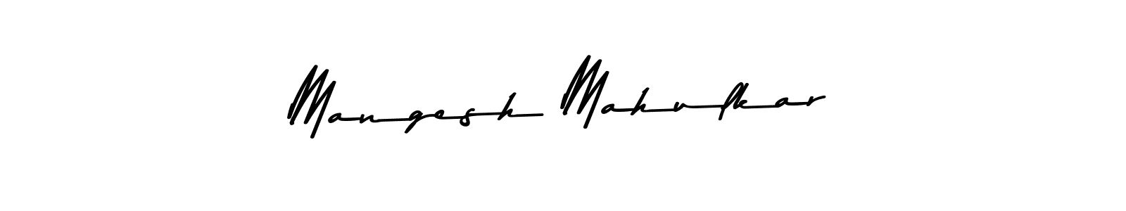 Mangesh Mahulkar stylish signature style. Best Handwritten Sign (Asem Kandis PERSONAL USE) for my name. Handwritten Signature Collection Ideas for my name Mangesh Mahulkar. Mangesh Mahulkar signature style 9 images and pictures png