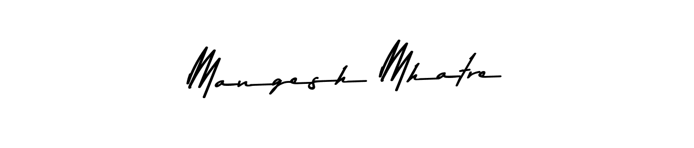 The best way (Asem Kandis PERSONAL USE) to make a short signature is to pick only two or three words in your name. The name Mangesh Mhatre include a total of six letters. For converting this name. Mangesh Mhatre signature style 9 images and pictures png