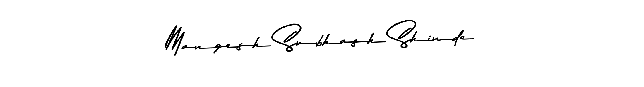 Design your own signature with our free online signature maker. With this signature software, you can create a handwritten (Asem Kandis PERSONAL USE) signature for name Mangesh Subhash Shinde. Mangesh Subhash Shinde signature style 9 images and pictures png