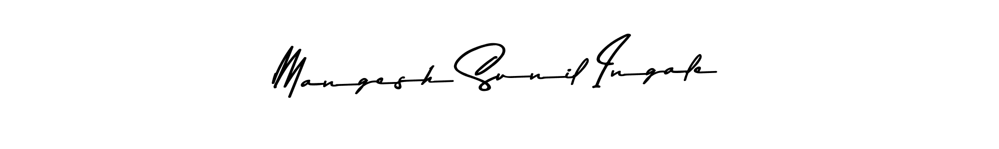 Also You can easily find your signature by using the search form. We will create Mangesh Sunil Ingale name handwritten signature images for you free of cost using Asem Kandis PERSONAL USE sign style. Mangesh Sunil Ingale signature style 9 images and pictures png