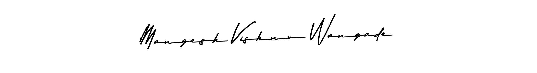 You should practise on your own different ways (Asem Kandis PERSONAL USE) to write your name (Mangesh Vishnu Wangade) in signature. don't let someone else do it for you. Mangesh Vishnu Wangade signature style 9 images and pictures png