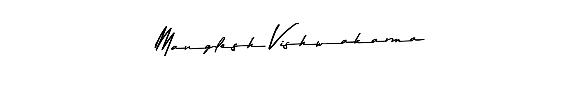 Manglesh Vishwakarma stylish signature style. Best Handwritten Sign (Asem Kandis PERSONAL USE) for my name. Handwritten Signature Collection Ideas for my name Manglesh Vishwakarma. Manglesh Vishwakarma signature style 9 images and pictures png