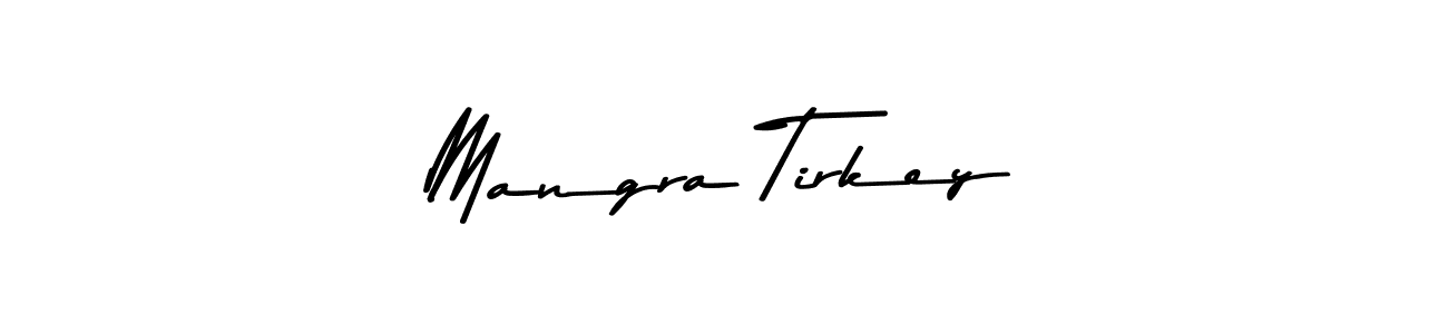 The best way (Asem Kandis PERSONAL USE) to make a short signature is to pick only two or three words in your name. The name Mangra Tirkey include a total of six letters. For converting this name. Mangra Tirkey signature style 9 images and pictures png