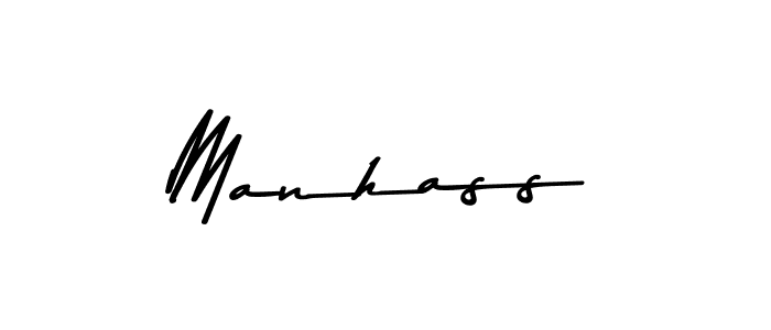 Make a beautiful signature design for name Manhass. With this signature (Asem Kandis PERSONAL USE) style, you can create a handwritten signature for free. Manhass signature style 9 images and pictures png