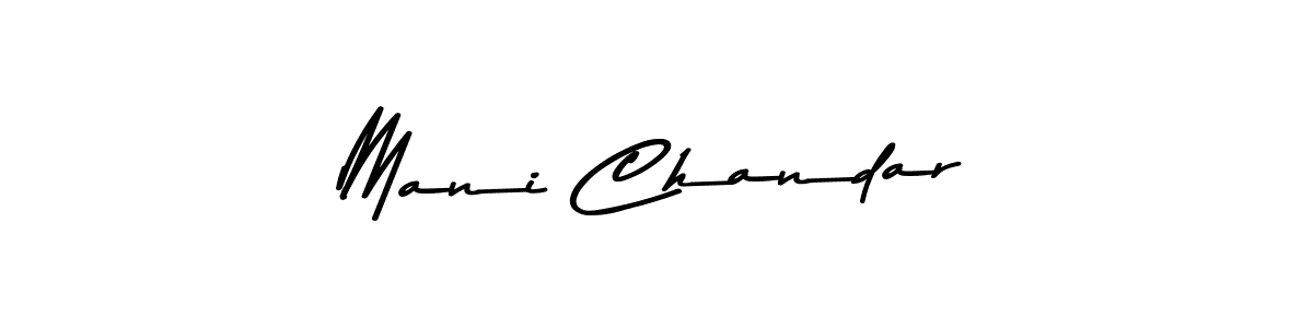 How to make Mani Chandar signature? Asem Kandis PERSONAL USE is a professional autograph style. Create handwritten signature for Mani Chandar name. Mani Chandar signature style 9 images and pictures png