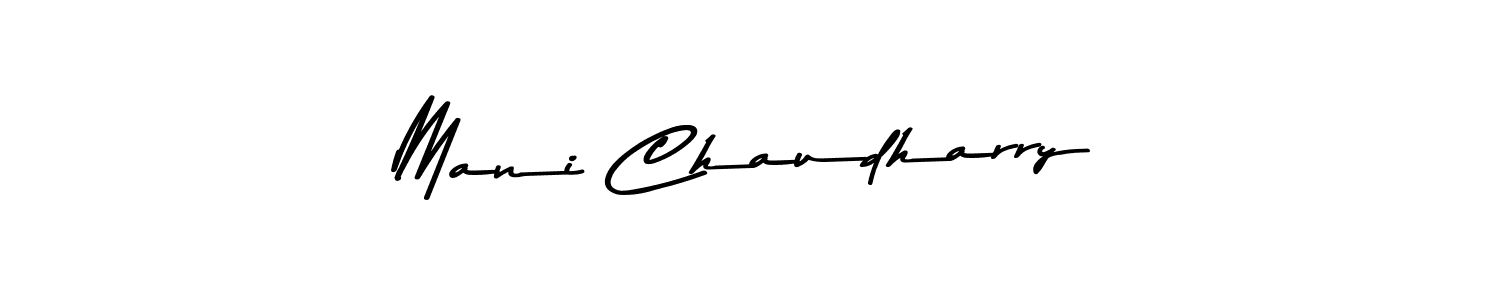 Use a signature maker to create a handwritten signature online. With this signature software, you can design (Asem Kandis PERSONAL USE) your own signature for name Mani Chaudharry. Mani Chaudharry signature style 9 images and pictures png