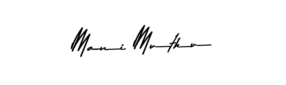 Use a signature maker to create a handwritten signature online. With this signature software, you can design (Asem Kandis PERSONAL USE) your own signature for name Mani Muthu. Mani Muthu signature style 9 images and pictures png