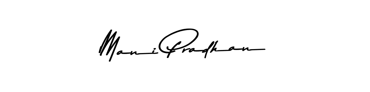 Design your own signature with our free online signature maker. With this signature software, you can create a handwritten (Asem Kandis PERSONAL USE) signature for name Mani Pradhan. Mani Pradhan signature style 9 images and pictures png