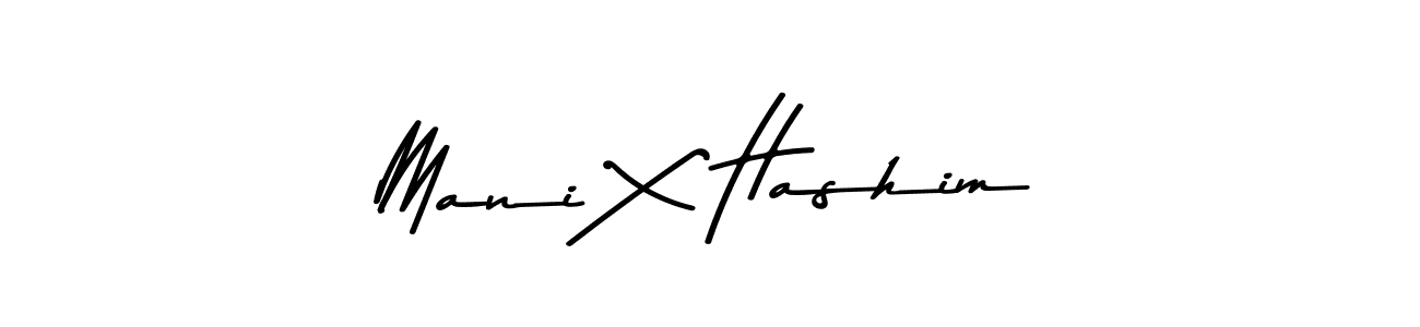 Similarly Asem Kandis PERSONAL USE is the best handwritten signature design. Signature creator online .You can use it as an online autograph creator for name Mani X Hashim. Mani X Hashim signature style 9 images and pictures png