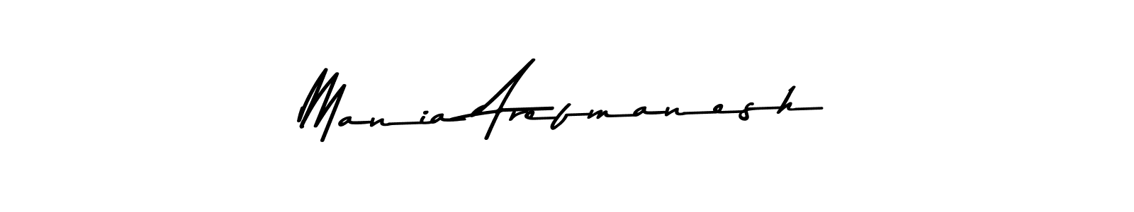 How to Draw Mania Arefmanesh signature style? Asem Kandis PERSONAL USE is a latest design signature styles for name Mania Arefmanesh. Mania Arefmanesh signature style 9 images and pictures png