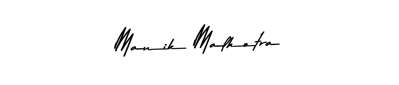 Create a beautiful signature design for name Manik Malhotra. With this signature (Asem Kandis PERSONAL USE) fonts, you can make a handwritten signature for free. Manik Malhotra signature style 9 images and pictures png