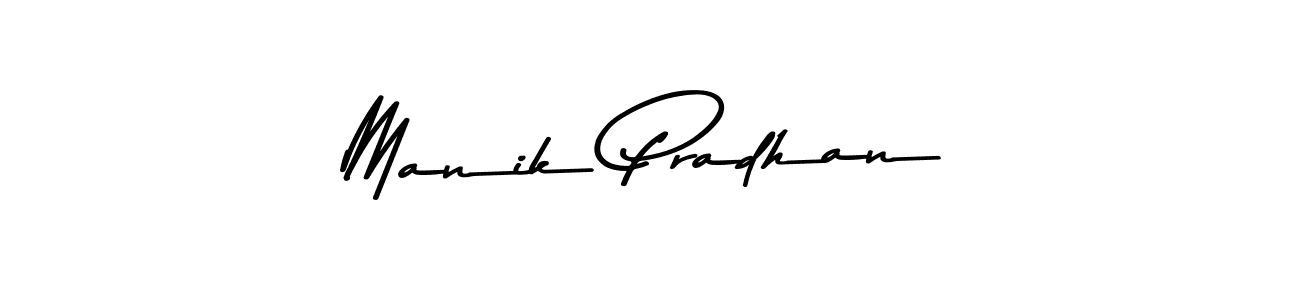 Manik Pradhan stylish signature style. Best Handwritten Sign (Asem Kandis PERSONAL USE) for my name. Handwritten Signature Collection Ideas for my name Manik Pradhan. Manik Pradhan signature style 9 images and pictures png