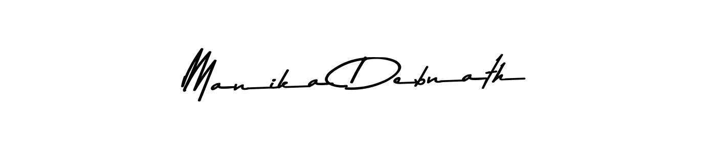The best way (Asem Kandis PERSONAL USE) to make a short signature is to pick only two or three words in your name. The name Manika Debnath include a total of six letters. For converting this name. Manika Debnath signature style 9 images and pictures png