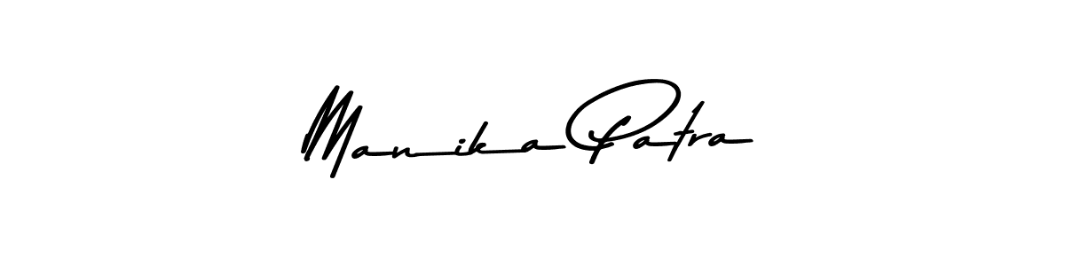 Create a beautiful signature design for name Manika Patra. With this signature (Asem Kandis PERSONAL USE) fonts, you can make a handwritten signature for free. Manika Patra signature style 9 images and pictures png