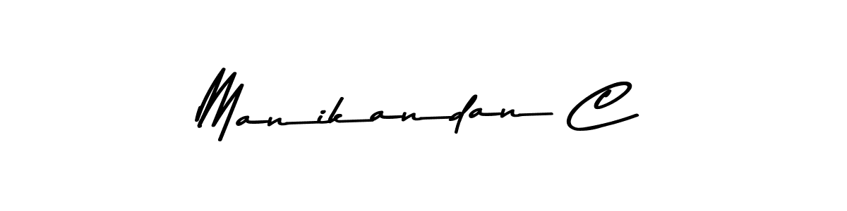 Also we have Manikandan C name is the best signature style. Create professional handwritten signature collection using Asem Kandis PERSONAL USE autograph style. Manikandan C signature style 9 images and pictures png