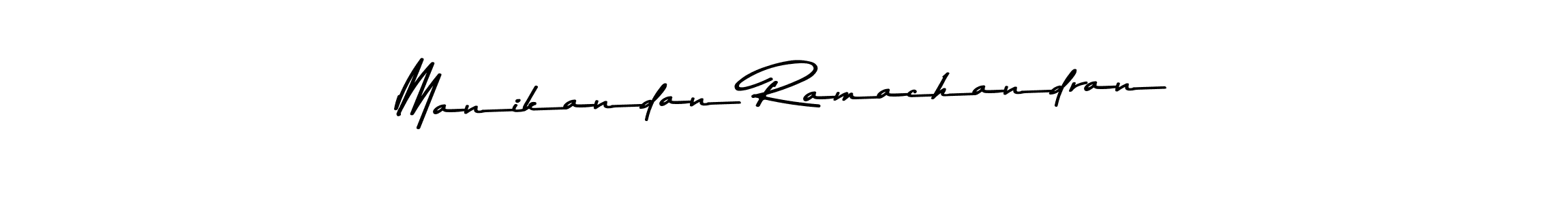Use a signature maker to create a handwritten signature online. With this signature software, you can design (Asem Kandis PERSONAL USE) your own signature for name Manikandan Ramachandran. Manikandan Ramachandran signature style 9 images and pictures png