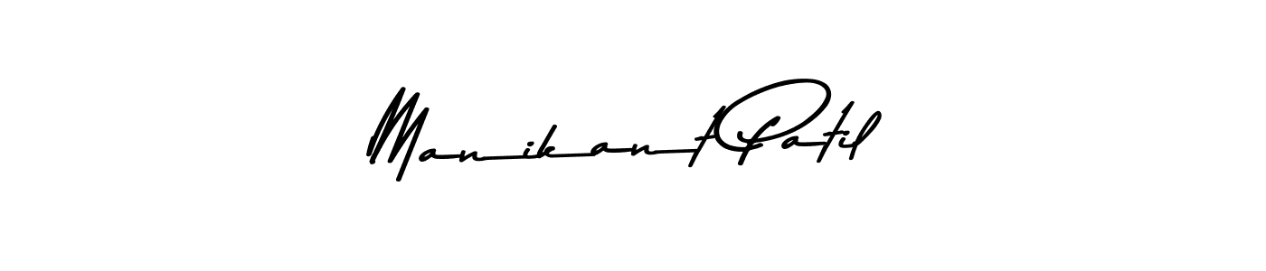 Create a beautiful signature design for name Manikant Patil. With this signature (Asem Kandis PERSONAL USE) fonts, you can make a handwritten signature for free. Manikant Patil signature style 9 images and pictures png