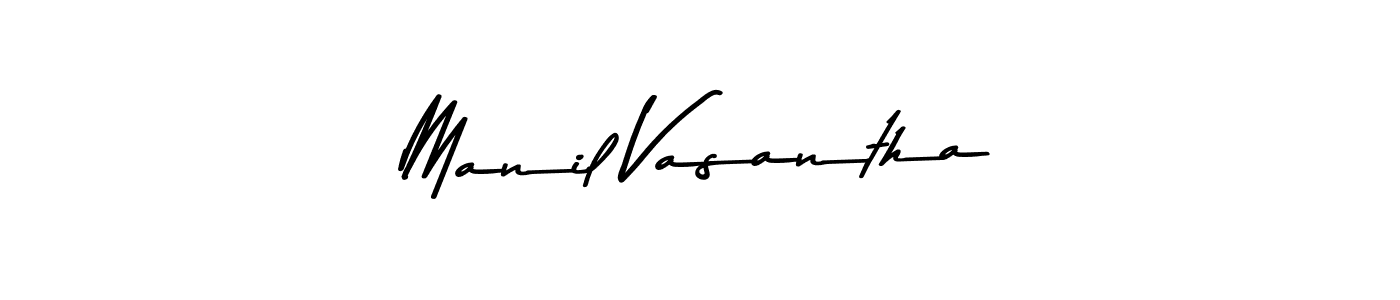 This is the best signature style for the Manil Vasantha name. Also you like these signature font (Asem Kandis PERSONAL USE). Mix name signature. Manil Vasantha signature style 9 images and pictures png